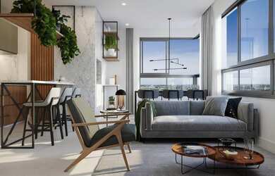 Imagem: O apartamento possui 2 Dormitórios, 2 Banheiros, 1 Vaga na