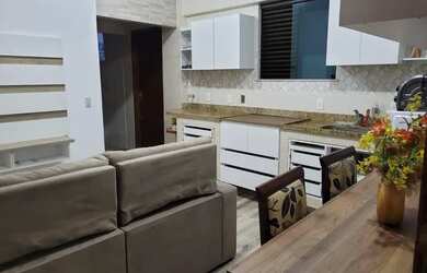 Imagem: O apartamento possui 1 Dormitório, 1 Banheiro, 1 Vaga na garagem