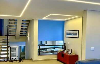 Imagem: A casa em condomínio possui 4 Dormitórios, 5 Banheiros, 5