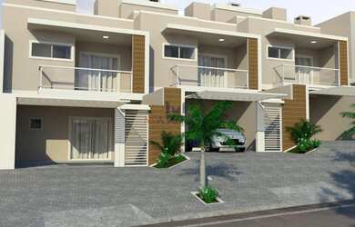 Imagem: A casa possui 2 Dormitórios, 2 Banheiros, 4 Vagas na garagem