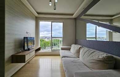 Imagem: O apartamento possui 2 Dormitórios, 1 Banheiro, 1 Vaga na garagem