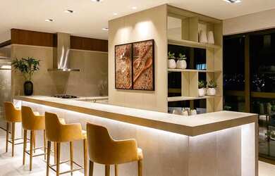 Imagem: O apartamento possui 3 Dormitórios, 3 Banheiros, 2 Vagas na