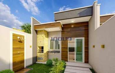 Imagem: A casa possui 2 Dormitórios, 2 Banheiros, 2 Vagas na garagem