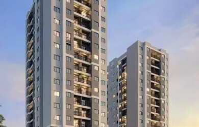 Imagem: O apartamento possui 2 Dormitórios, 1 Banheiro, 1 Vaga na garagem