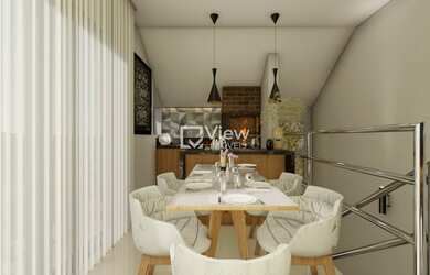 Imagem: A casa possui 3 Dormitórios, 3 Banheiros, 1 Vaga na garagem