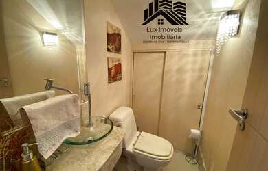 Imagem: A casa em condomínio possui 3 Dormitórios, 5 Banheiros, 4