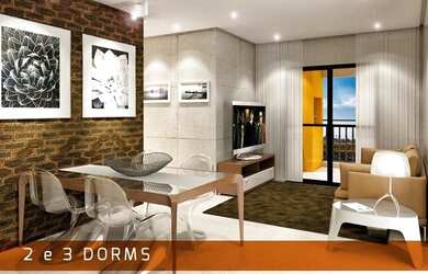 Imagem: O apartamento possui 2 Dormitórios, 2 Banheiros, 1 Vaga na