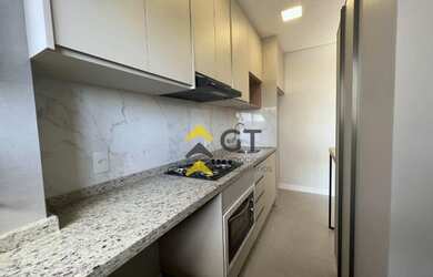 Imagem: O apartamento possui 1 Dormitório, 2 Banheiros, 1 Vaga na garagem