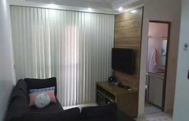Imagem: O apartamento possui 2 Dormitórios, 1 Banheiro, 1 Vaga na garagem