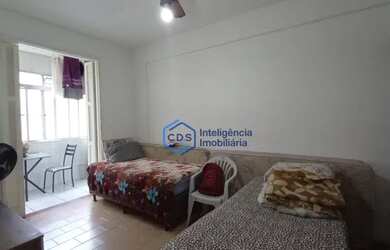 Imagem: O apartamento possui 1 Dormitório, 1 Banheiro, 1 Vaga na garagem