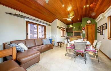 Imagem: O apartamento na cobertura possui 3 Dormitórios, 3 Banheiros