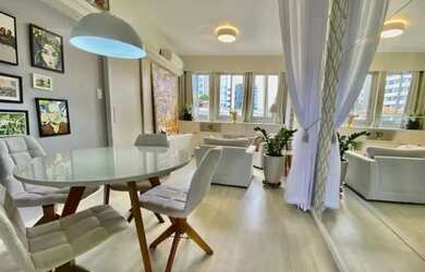 Imagem: O apartamento possui 1 Dormitório, 1 Banheiro, 54m² de Área