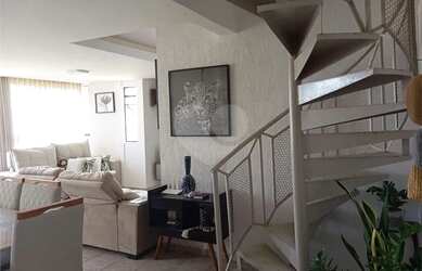 Imagem: O apartamento na cobertura possui 3 Dormitórios, 4 Banheiros