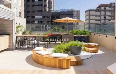 Imagem: O apartamento possui 1 Dormitório, 1 Banheiro, 36m² de Área