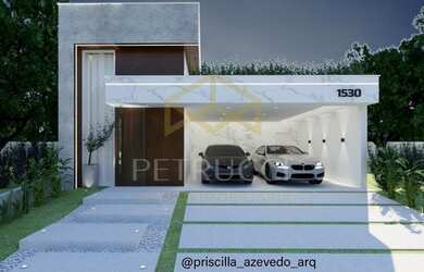 Imagem: A casa em condomínio possui 3 Dormitórios, 3 Banheiros, 4