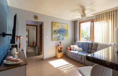 Imagem: O apartamento possui 1 Dormitório, 1 Banheiro, 37m² de Área