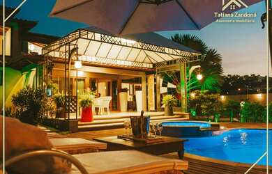 Imagem: A casa possui 5 Dormitórios, 5 Banheiros, 380m² de Área