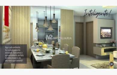 Imagem: O apartamento possui 2 Dormitórios, 2 Banheiros, 1 Vaga na