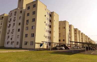 Imagem: O apartamento possui 1 Dormitório, 1 Banheiro, 1 Vaga na garagem