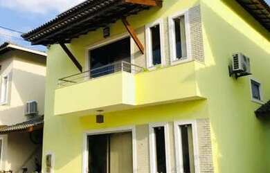 Imagem: A casa em condomínio possui 4 Dormitórios, 4 Banheiros, 1