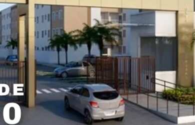 Imagem: O apartamento possui 2 Dormitórios, 1 Banheiro, 1 Vaga na garagem