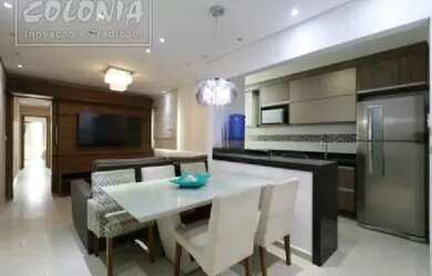 Imagem: O apartamento na cobertura possui 3 Dormitórios, 3 Banheiros