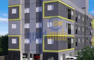 Imagem: O apartamento possui 2 Dormitórios, 1 Banheiro, 1 Vaga na garagem