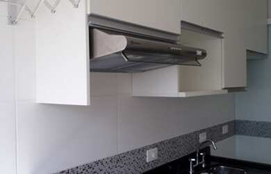 Imagem: O apartamento possui 1 Dormitório, 1 Banheiro, 1 Vaga na garagem