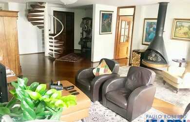 Imagem: O apartamento na cobertura possui 3 Dormitórios, 5 Banheiros