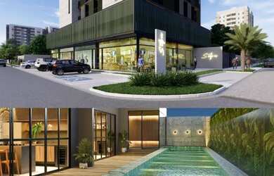 Imagem: O studio possui 1 Dormitório, 1 Banheiro, 1 Vaga na garagem