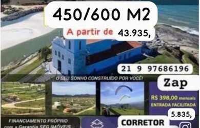 Imagem: O terreno possui 450m² de Área e está localizado em RJ à