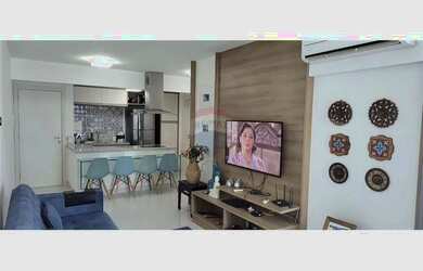 Imagem: O apartamento possui 1 Dormitório, 2 Banheiros, 2 Vagas na