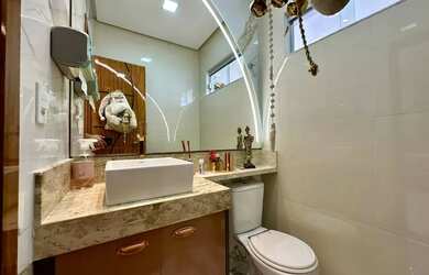 Imagem 2: Casa Térrea Morada dos Pássaros com 3 Suítes Alto Padrão/ Porcelanato/...