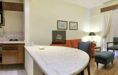 Imagem: O studio possui 1 Dormitório, 1 Banheiro, 1 Vaga na garagem