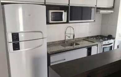 Imagem: O apartamento possui 2 Dormitórios, 1 Banheiro, 1 Vaga na garagem