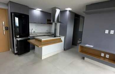 Imagem: O studio possui 1 Dormitório, 1 Banheiro e 39m² de Área e