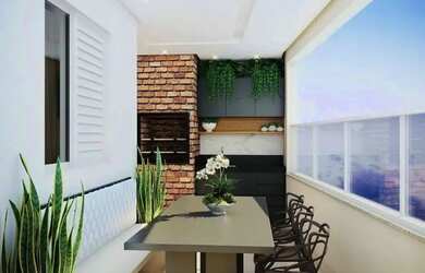 Imagem: O apartamento possui 3 Dormitórios, 2 Banheiros, 2 Vagas na