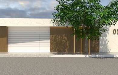 Imagem: A casa possui 3 Dormitórios, 1 Banheiro, 3 Vagas na garagem