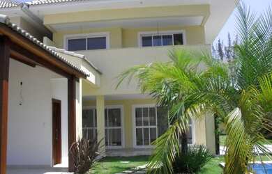 Imagem: A casa em condomínio possui 4 Dormitórios, 5 Banheiros, 1