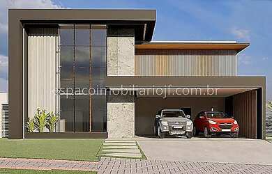 Imagem: A casa possui 4 Dormitórios, 5 Banheiros, 3 Vagas na garagem