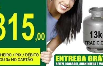 Imagem 4: Botijão de gás é na Pedreira Gás 91.3254-5207 Belém PA