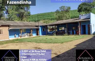 Imagem: A chácara possui 2.000m² de Área e está localizado em Centro