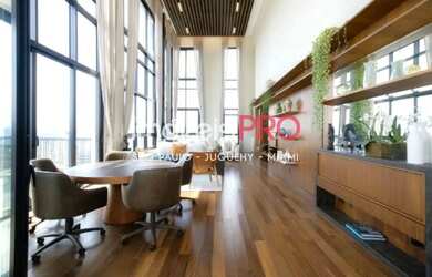 Imagem: O apartamento na cobertura possui 5 Dormitórios, 5 Banheiros