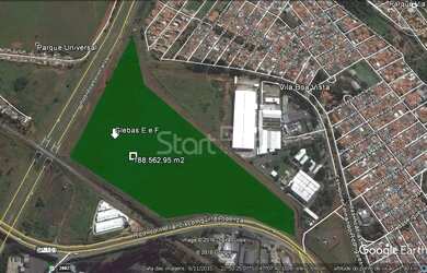 Imagem: O terreno possui 188.562m² de Área e está localizado em