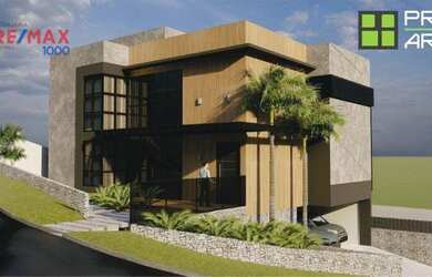 Imagem: A casa em condomínio possui 4 Dormitórios, 5 Banheiros, 4