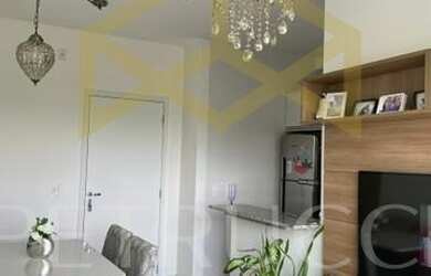 Imagem: O apartamento possui 2 Dormitórios, 1 Banheiro, 1 Vaga na garagem