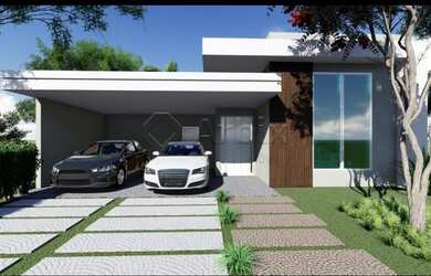 Imagem: A casa em condomínio possui 3 Dormitórios, 5 Banheiros, 4