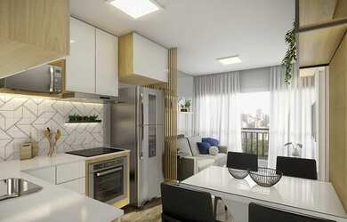 Imagem 6: Apartamento Padrão. Piscina, Churrasqueira, 64m² de Áreae1 Vaga na...