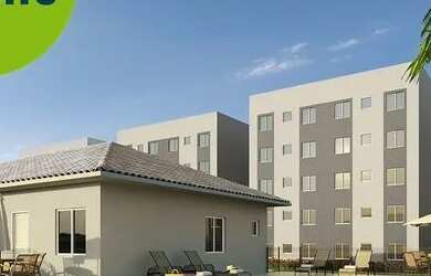 Imagem: O apartamento possui 2 Dormitórios, 1 Banheiro, 1 Vaga na garagem