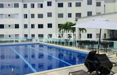 Imagem: O apartamento possui 2 Dormitórios, 1 Banheiro, 1 Vaga na garagem